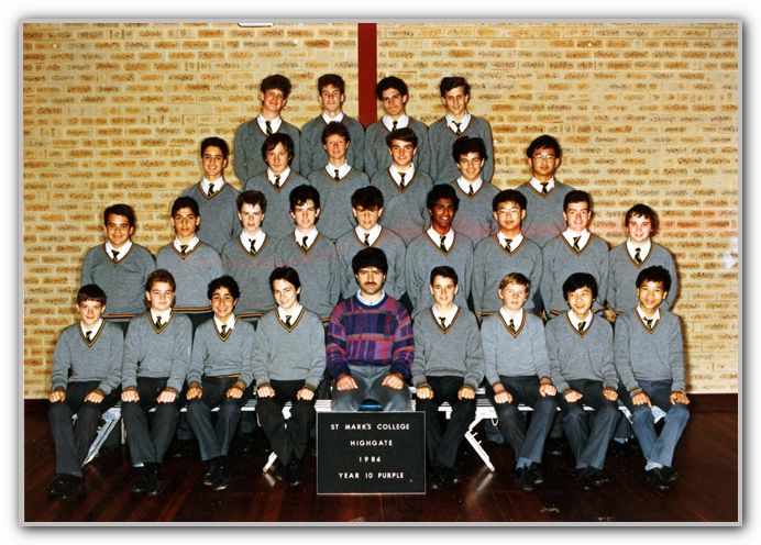 CJ School Photo Year 10 1986